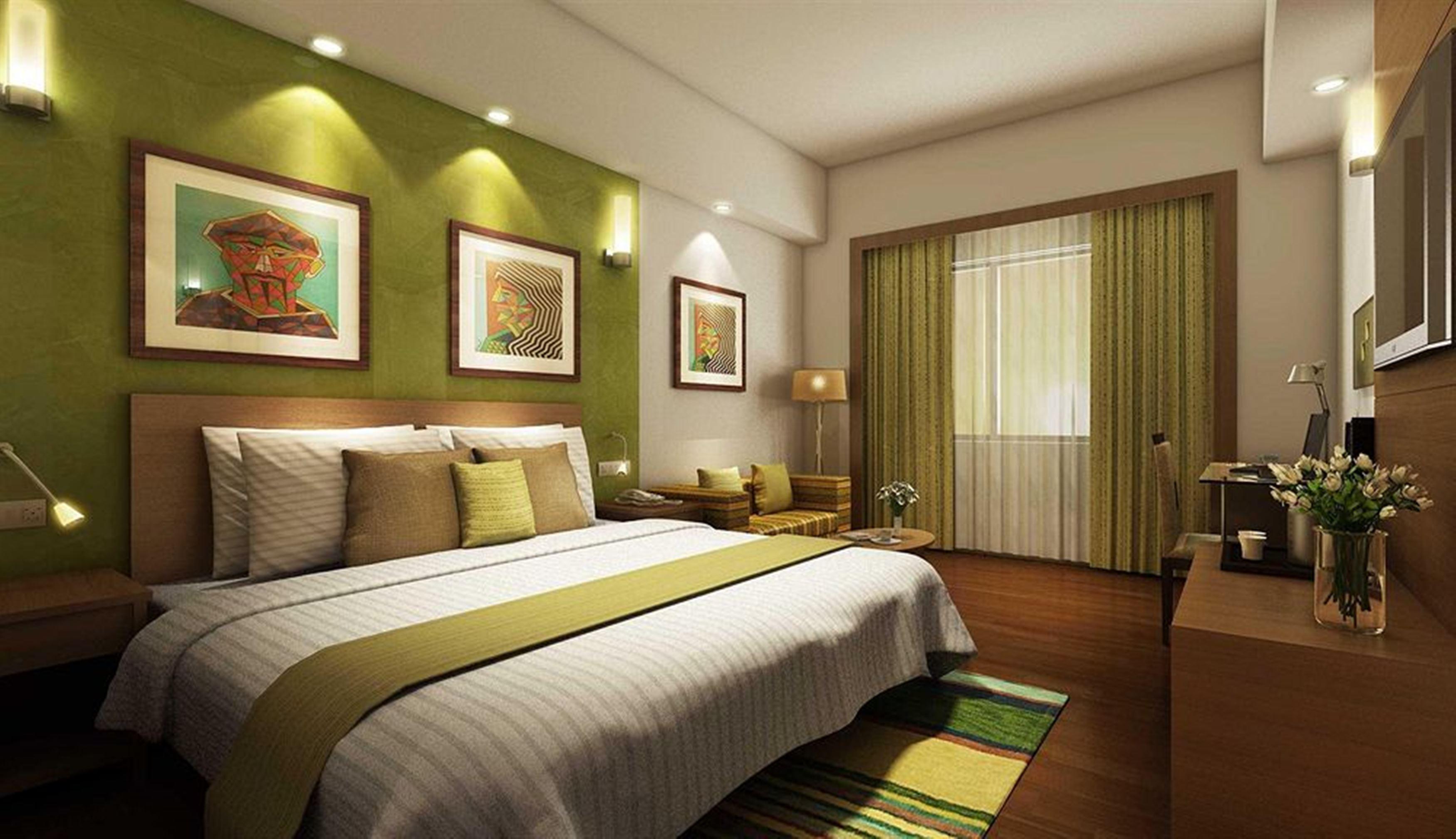 Lemon Tree Premier, Delhi Airport Hotel New Delhi Bilik gambar A typical room at the hotel
