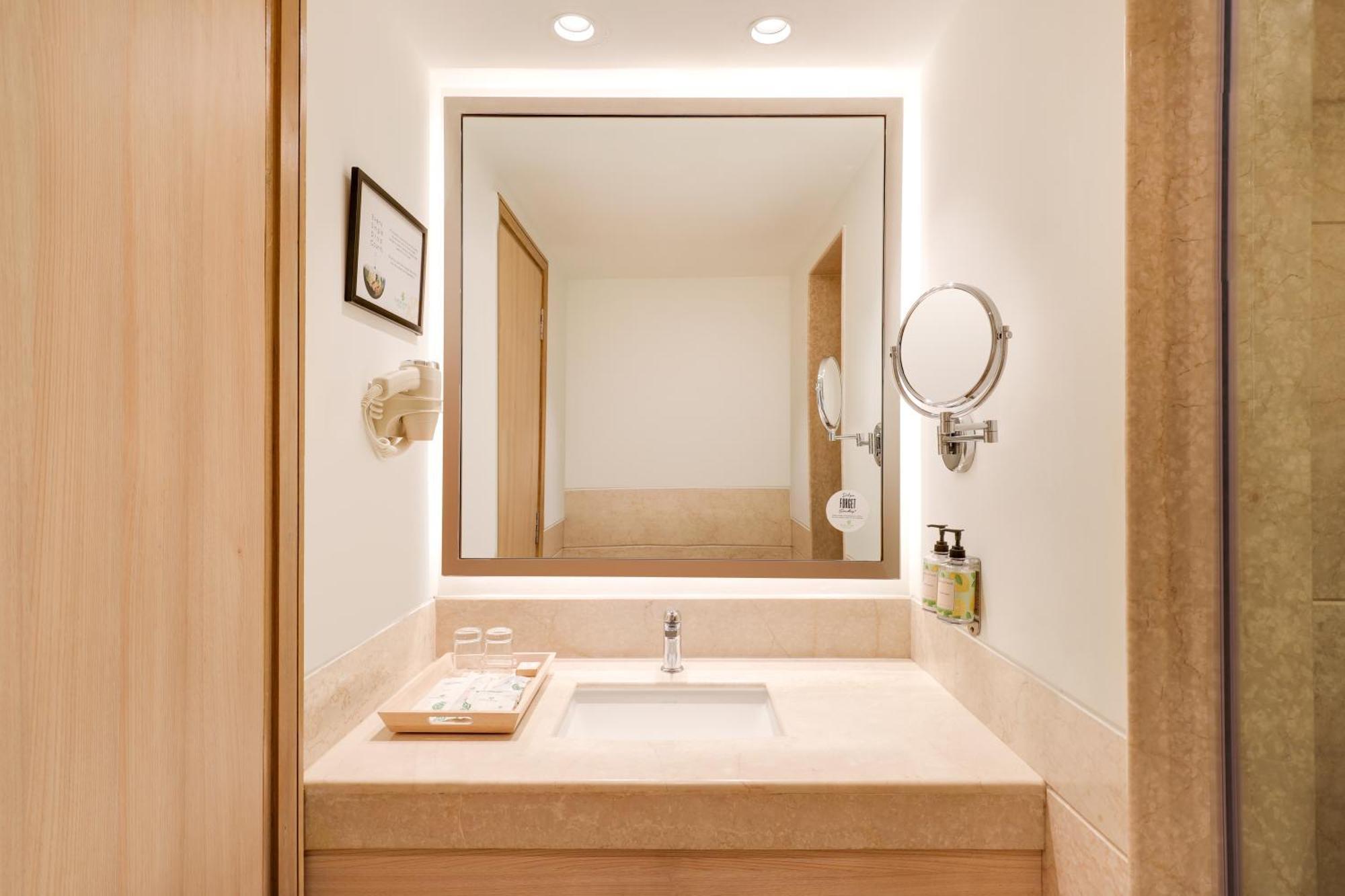 Lemon Tree Premier, Delhi Airport Hotel New Delhi Luaran gambar Bathroom